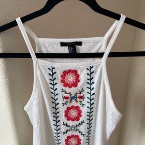 Embroidered top